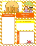 Customizable June Newsletter