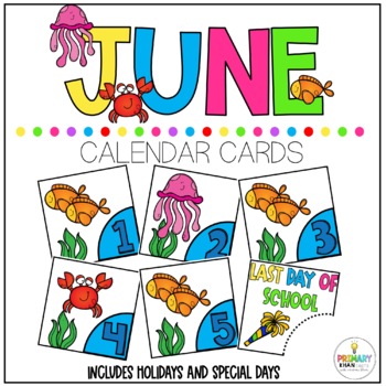 June Patterning Calendar Cards by Primary Khancepts with Stefani Khan