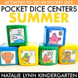 June Pocket Dice Centers | Kindergarten Math & Literacy Centers