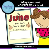 June (Preschool) NO PREP Workbook