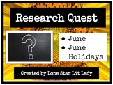 June Research Quest for Early Finishers (PDF Only)