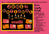 June Safety Month, advice bulletin board/door decor kit fo