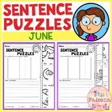 June Sentence Puzzles