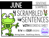 June Sentence Scrambles