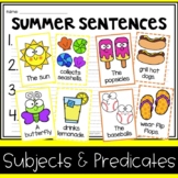 June Silly Sentences (Subject & Predicate) - A Fun Summer 