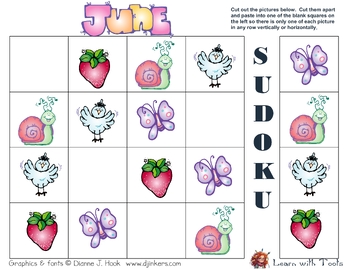 Preview of June Sudoku