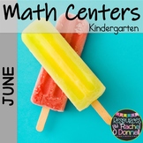 June Summer Math Centers Kindergarten