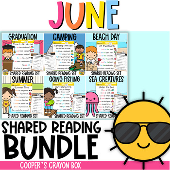 Preview of June | Summer | Seasonal Shared Poem Bundle | Project & Trace