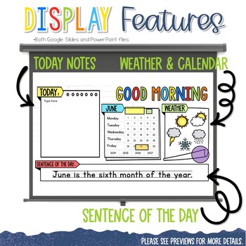 June Themed Handwriting Practice Worksheets with Daily Calendar Work