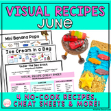 June Visual Recipes | Cheat Sheets | Speech Therapy | Life Skills