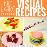 June Visual Recipes with REAL pictures ( for special education )