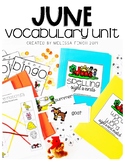 June Vocabulary Unit- for Students with Special Needs