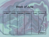 June Weekly Planner Layout!
