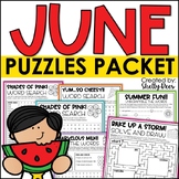 June Word Searches and Puzzles