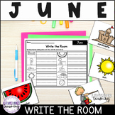 June Write the Room Activity - Summer Write the Room Activity