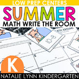 June Write the Room Kindergarten MATH Centers Summer Math Centers