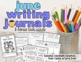 June Writing Journal and Task Cards