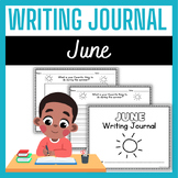 June Writing Journal: 25 creative writing prompts-2 page s