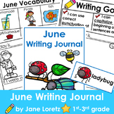 June writing prompts, Daily writing journal, 1st grade, 2n