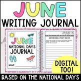 June Writing Prompts and Writing Journal 3rd Grade - 4th G