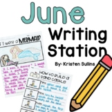 June Writing Station Activities