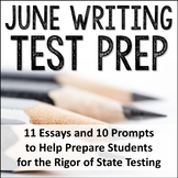 June Writing Test Prep & ELA Paired Passages for Upper Elementary