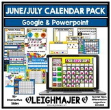 June and July 2024 Google and PowerPoint  Calendar/Morning