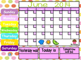 June and July ActivInspire Calendar