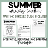 June and July Writing Packet | Summer Time | End of Year A