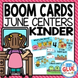 June and Summer Boom Card Activities for Kindergarten
