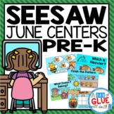 June and Summer Seesaw Activities for Pre-K