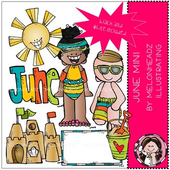 June clip art - Mini - Melonheadz Clipart by Melonheadz | TpT