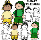 June's Clipart FREEbies (Karen's Kids Clipart)