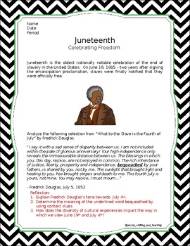 Preview of JuneTeenth_WRKSH