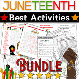 Juneteenth Activities: Reading Comprehension⭐Word Scramble