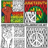 Juneteenth Collaborative Art Poster I End of the Year Craf