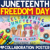 Juneteenth Collaborative Poster Activity | Freedom Day Jun