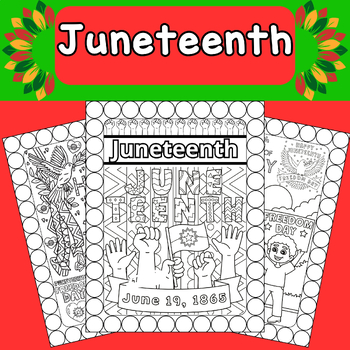 Preview of Juneteenth Coloring Pages