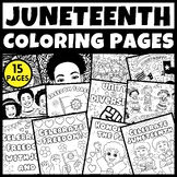 Juneteenth Coloring Pages | End of Year Activities | Junet