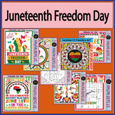 Juneteenth Day Collaborative Coloring Poster for Classroom