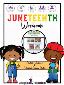 Preview of Juneteenth Elementary Workbook