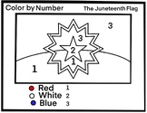 Juneteenth Flag Color By Number