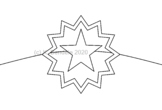 Juneteenth Flag Coloring Page