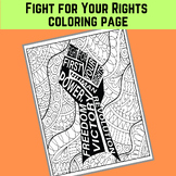 Juneteenth Freedom Day Activity Empowerment Coloring Page: