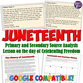 juneteenth lesson by students of history teachers pay teachers