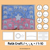 Juneteenth Math Craft Flag Activities Addition Subtraction