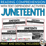 Juneteenth Nonfiction Reading Comprehension Passage and Qu