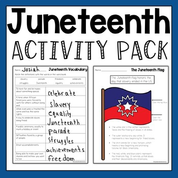 Juneteenth Passage and Activities by Standards in Elementary | TPT