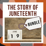Juneteenth Reading Comprehension, Coloring Page and Word Search Bundle