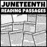 Juneteenth Reading Passages & Questions | End of the Year,